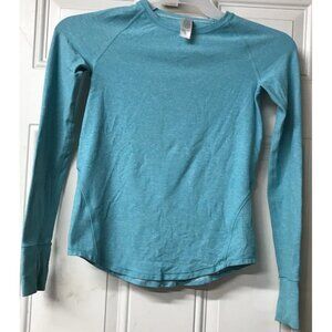 EUC Ivivva by Lululemon Girls Long Sleeve Shirt Size 10 W/ Thumbholes
